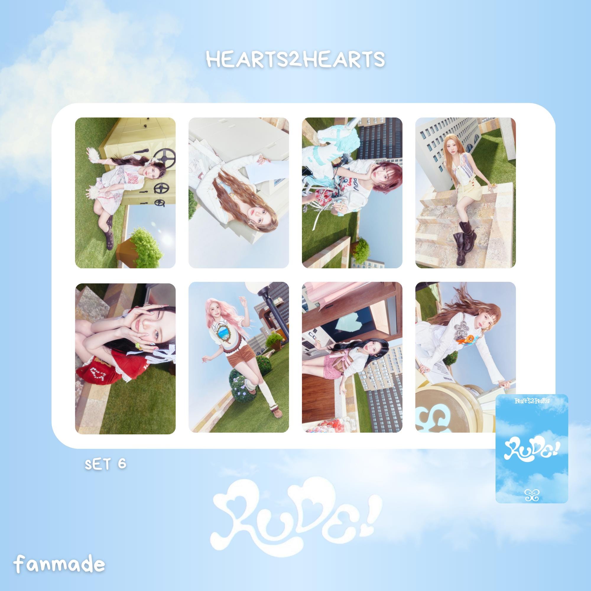 hearts2hearts rude ジウ　トレカ Hearts2Hearts RUDE apple musicラキドロ ジウ｜Yahoo!フリマ（旧