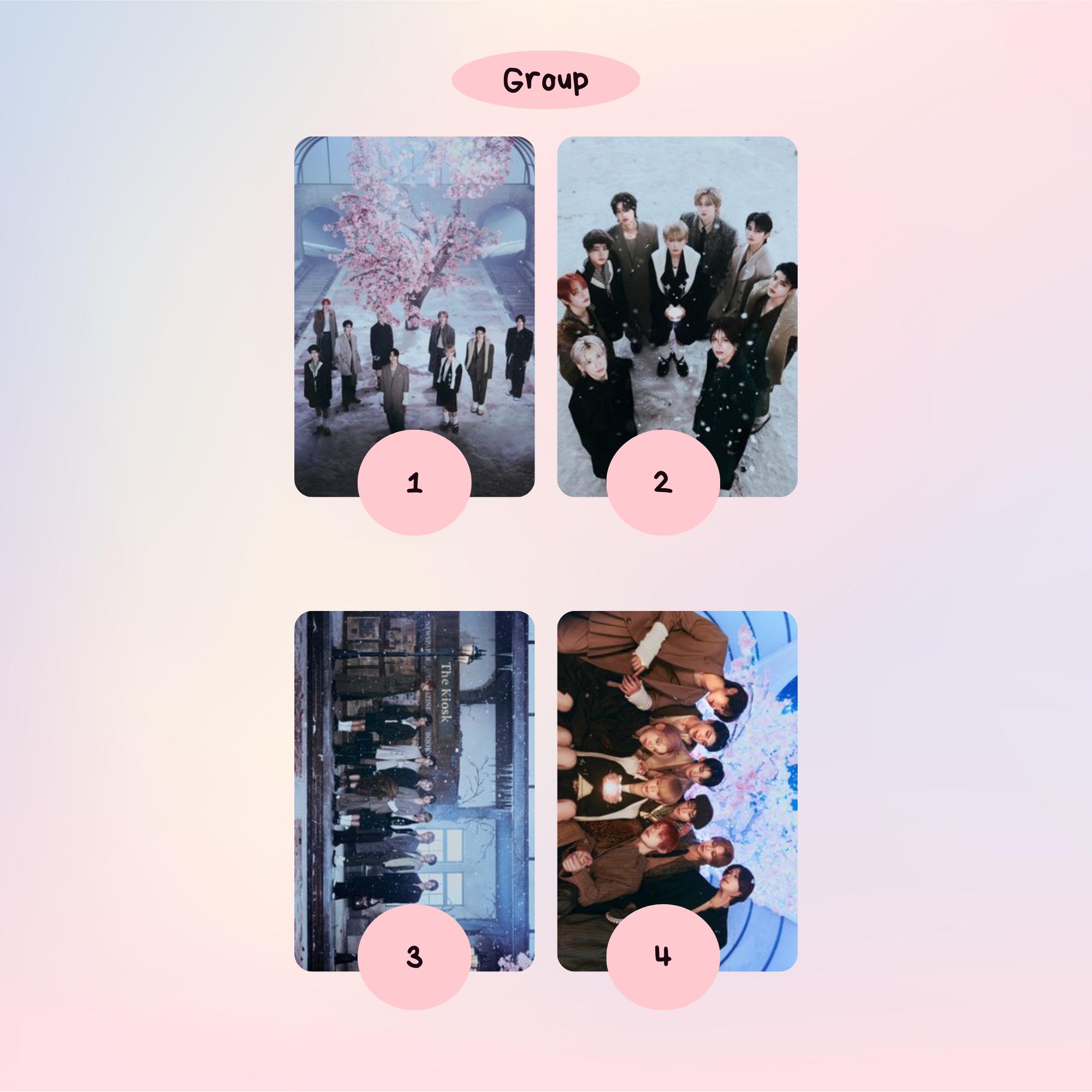 ANDTEAM/&TEAM [雪明かり (yukiakari)] Concept Photocards - Etsy