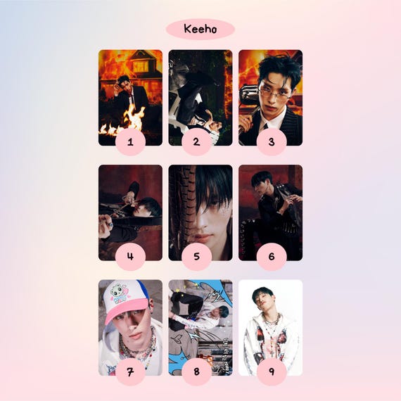 P1harmony [SAD SONG] Concept Photocards - Etsy