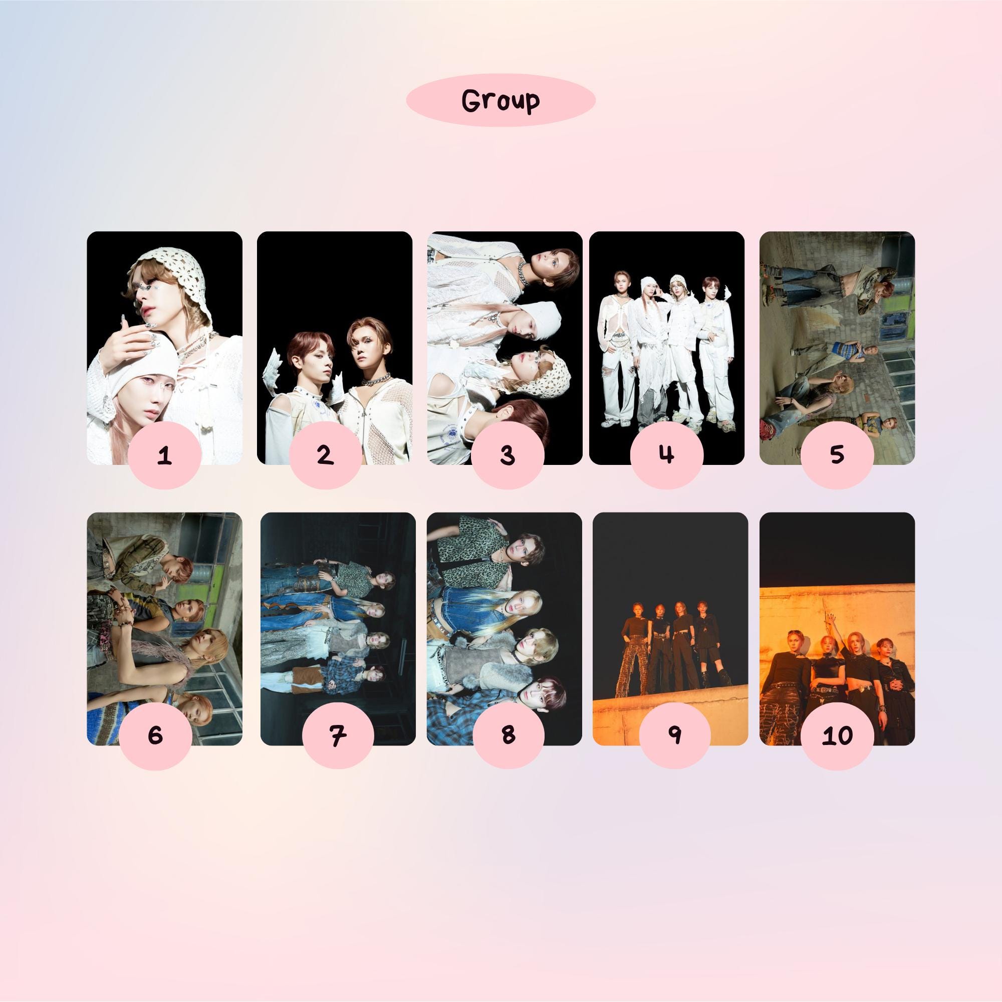 XLOV [I ONE] Concept Photocards - Etsy