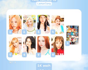 Hearts2Hearts【Lemon Tang】Concept photocards