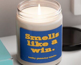 Smells Like a Pitt Win Scented Candle, Panthers Football, Panther Pitt, Victory Lights, College Football Season