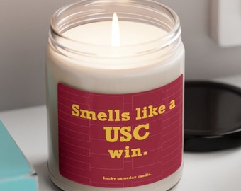 USC Basketball - "Smells like a USC win" scented candle