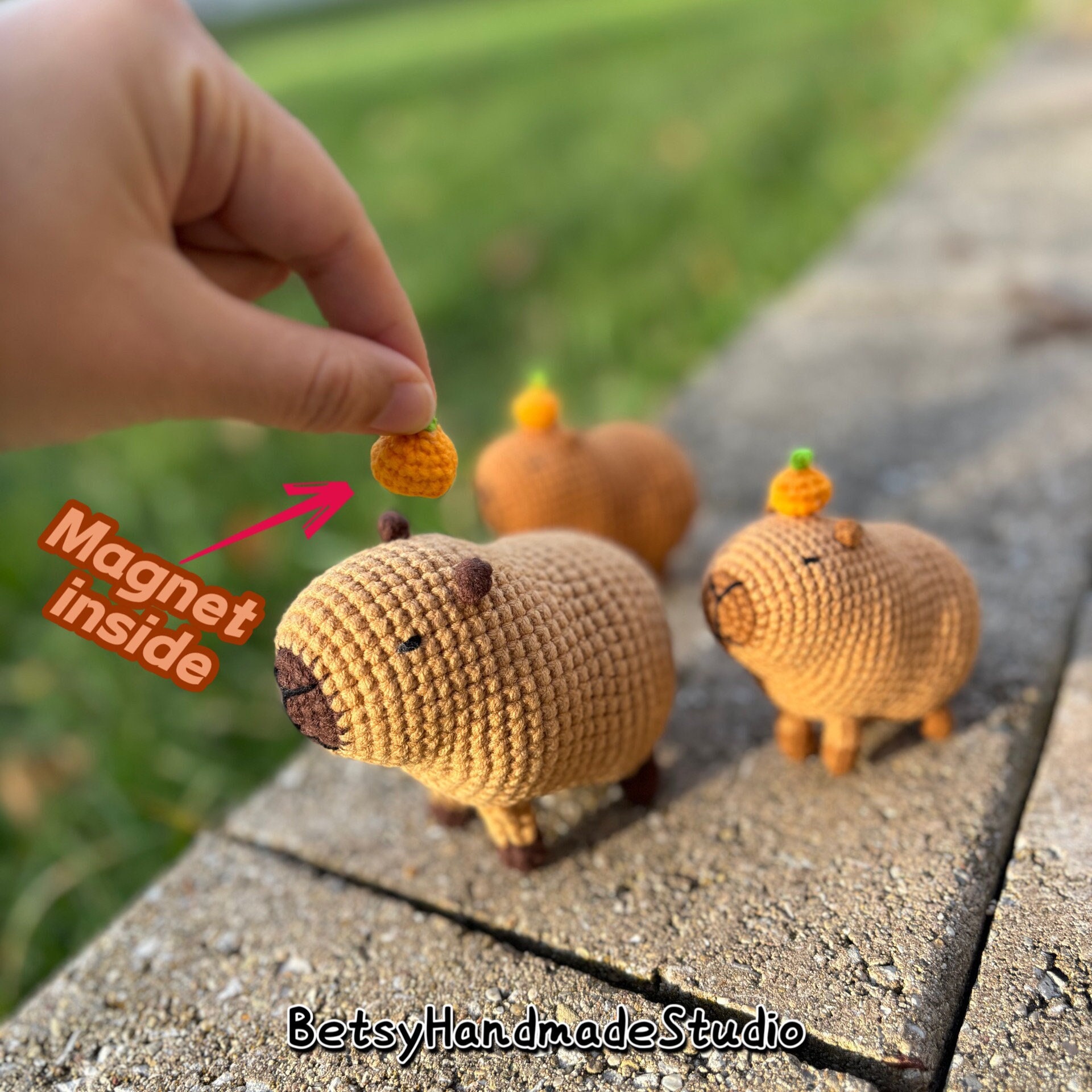 Capybara Gold 3D Printed Miniature Mini Figure Figurine Gift Desk Cute Meme  Animal Collection Decoration Decor 