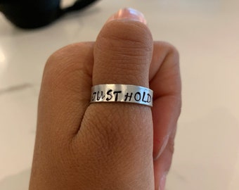 Just Hold on Louis Tomlinson Ring Louies Directioners 