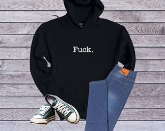 F**k It Funny Screw Adult Novelty Gift Idea Zip Up Hooded Sweatshirts For Men 