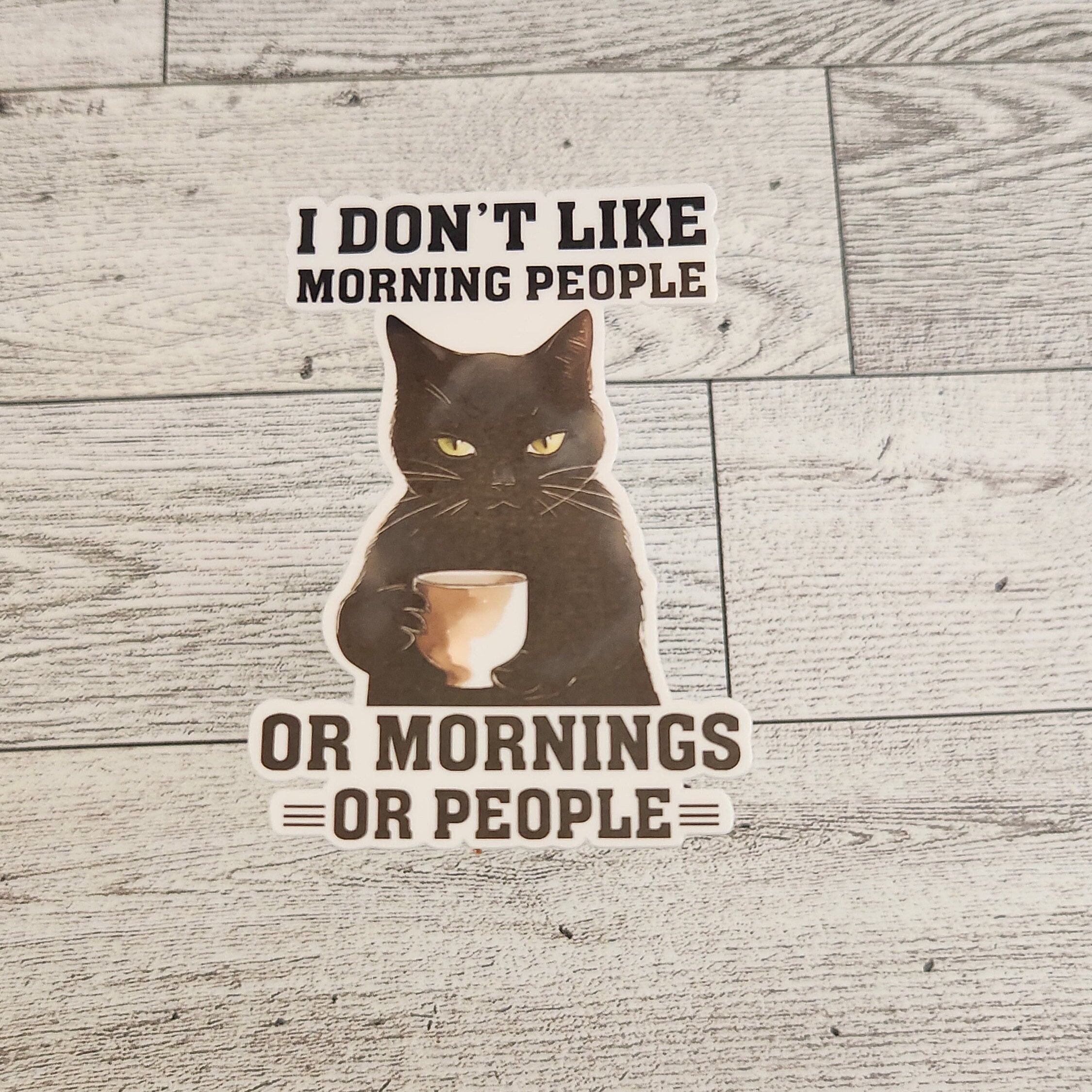 Cool magic funny Cat lustige Katze Cats Katzenaugen Polygon - Cat Love -  Sticker