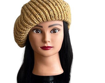 handmade knitted warm hat