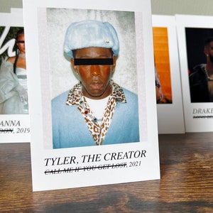 Tyler the Creator WOLF Art Sticker Premium Limited Edition Original Artwork  Matte Vinyl Sticker Rap/hip Hop Celebrity Gift 