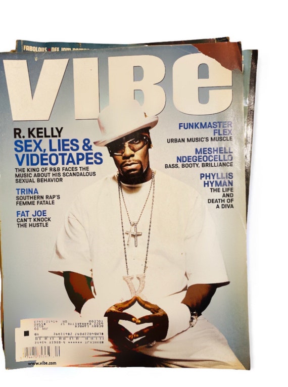 VIBE Magazine: May 2002 R Kelly + Trina, Fat Joe, Funkmaster