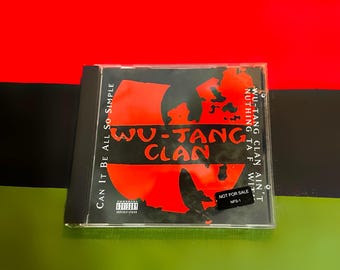 洋楽 Wu-Tang Clan / Can It /CDS 1994 US Promo Wu Tang Clan - Can It Be All so Simple/wu Tang Clan Ain't Nuthing