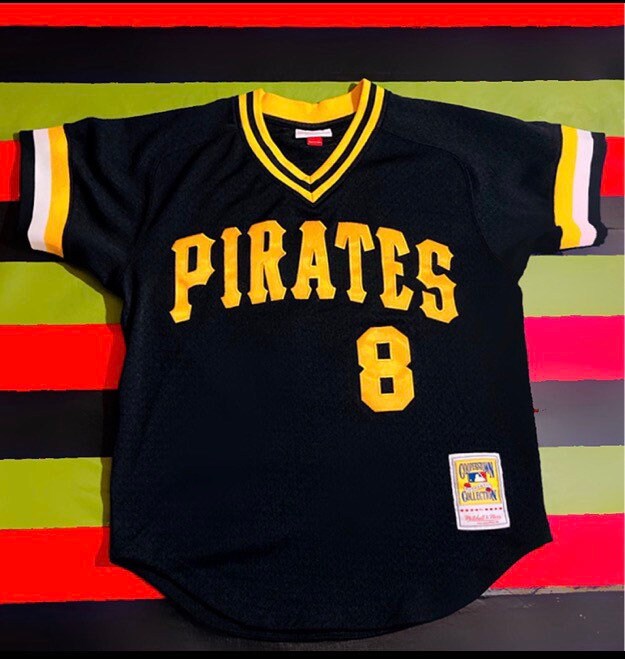 barry bonds pirates jersey mitchell and ness