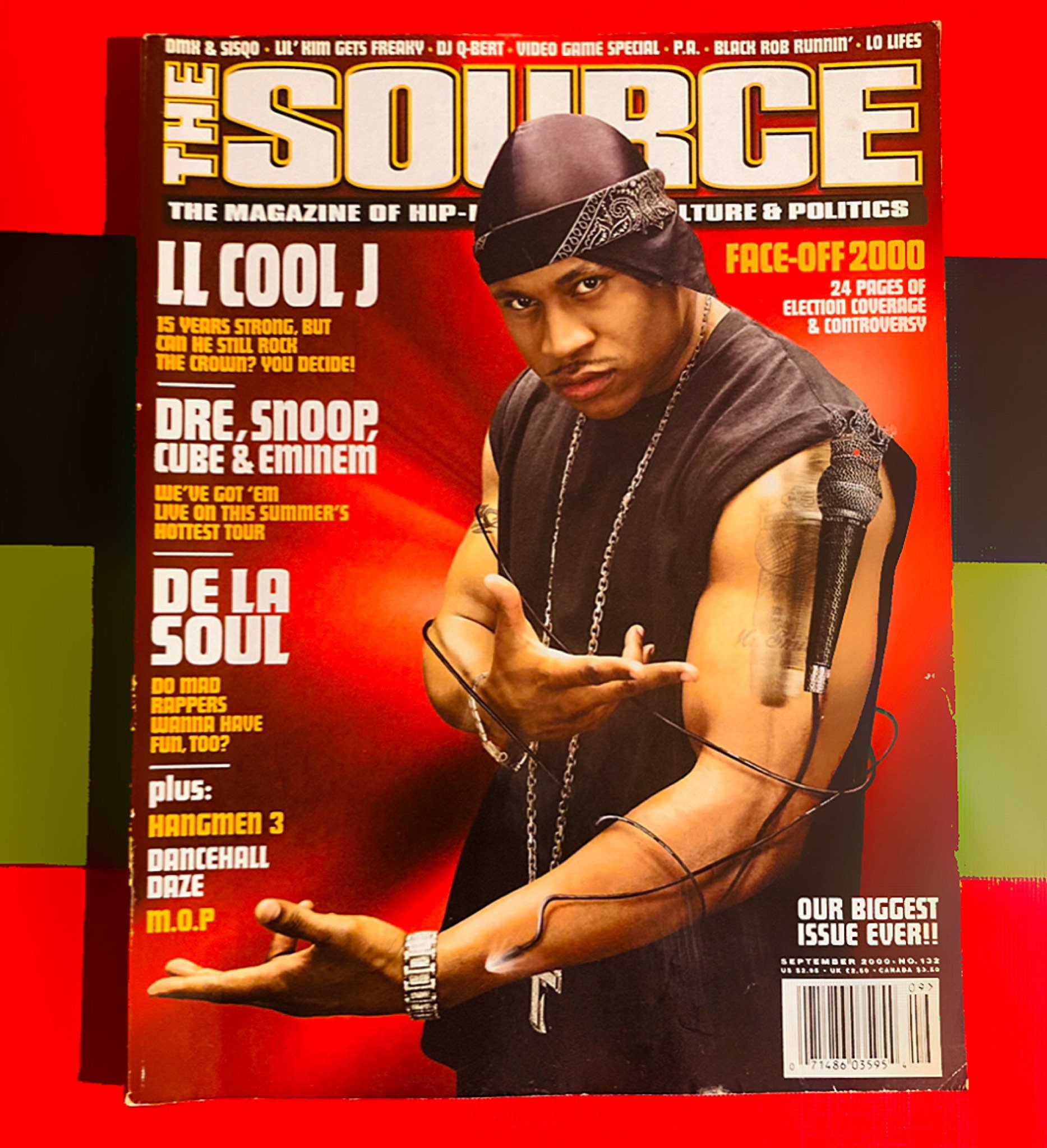 Vintage Hip Hop : the Source Magazine 2000 - LL Cool J, De