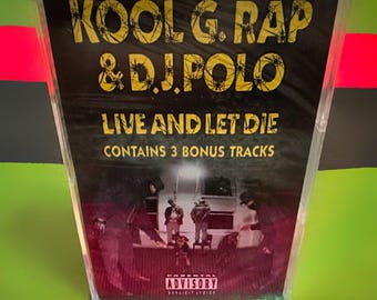 1992 Kool G Rap & D.J. Polo ILL Street Blues Cassette Single SEALED