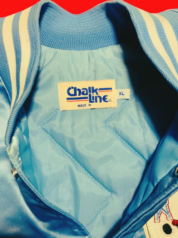 RARE Vintage OG Satin Chalk Line Houston Oilers Star… Gem