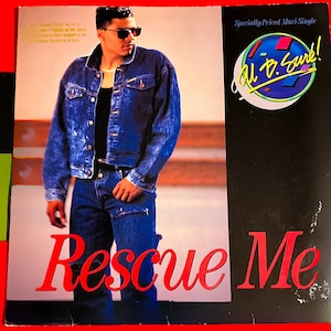 Al B Sure : Rescue Me - 12” Vinyl Record Single 1988
