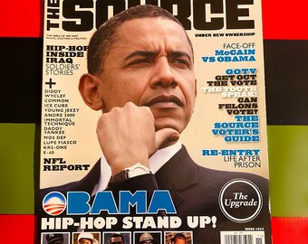 Vintage Hip Hop Magazine - The Source : Obama Collector’s Edition