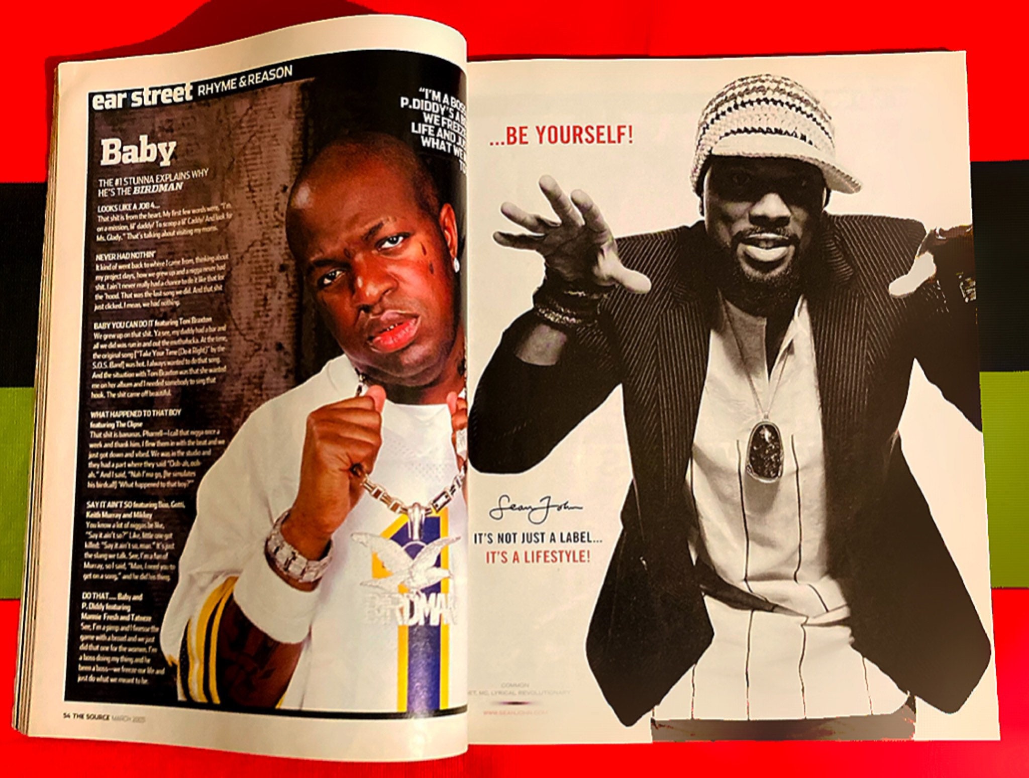 2003 Vintage Hip Hop - the Source Magazine Cover Hip Hop