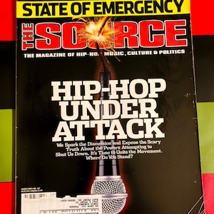 2003 Vintage Hip Hop - The Source Magazine Cover Hip Hop Under Attack