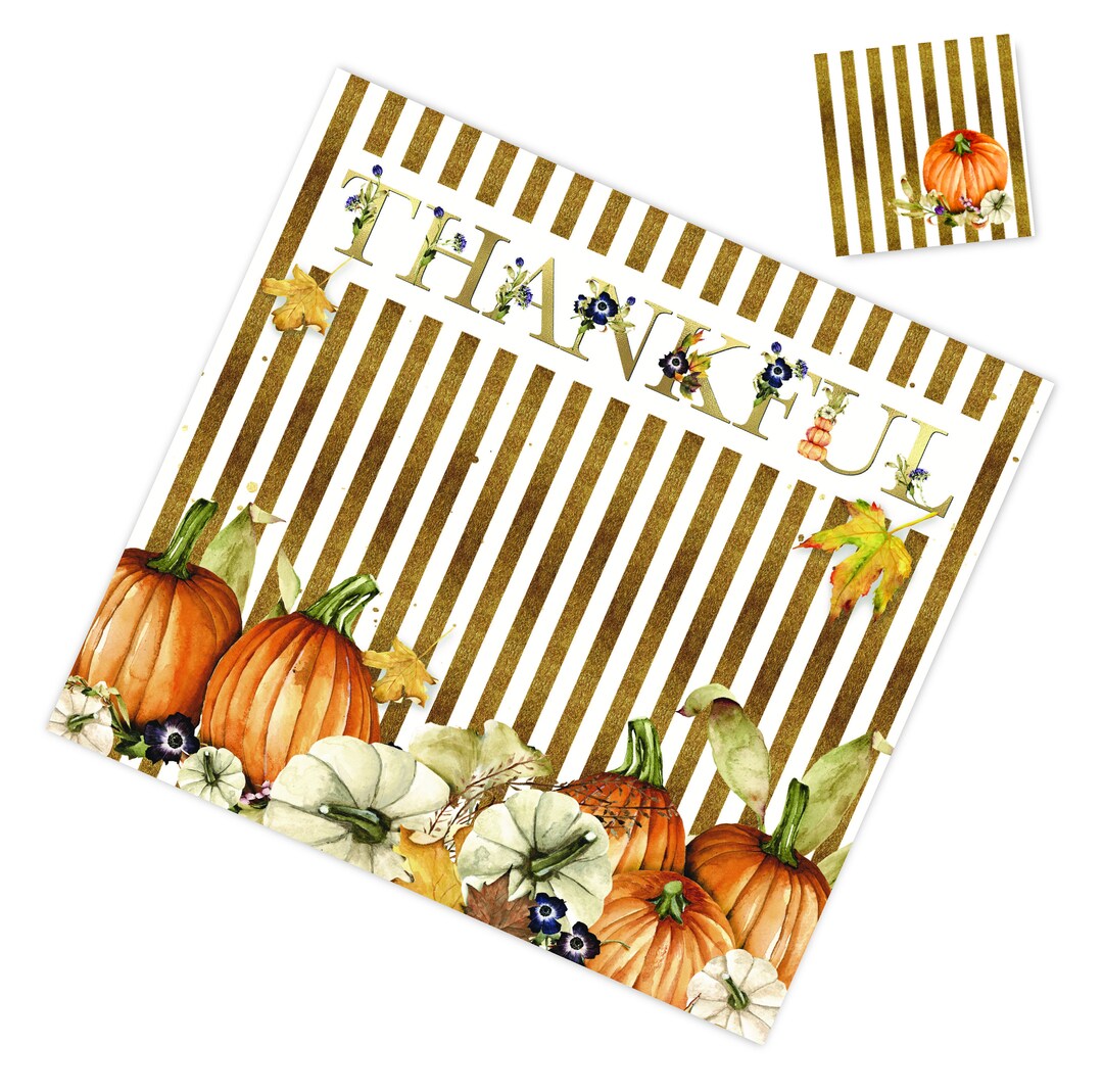 Thankful Paper Placemats - Etsy