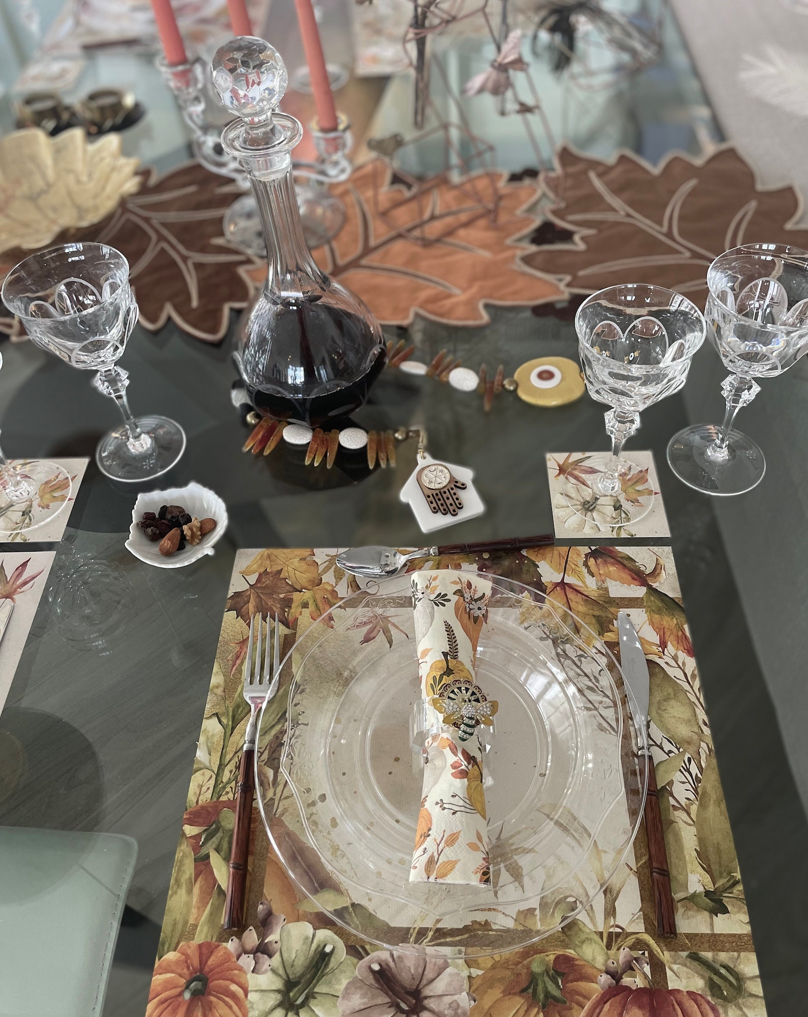 Thanksgiving Paper Placemats Etsy