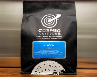 Java Organic Single Origin Specialty Coffee 12oz (340g) bag roasted to order