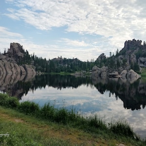Sylvan Lake Morning - Custer State Park Photo - Black Hills Photo - South Dakota Photo