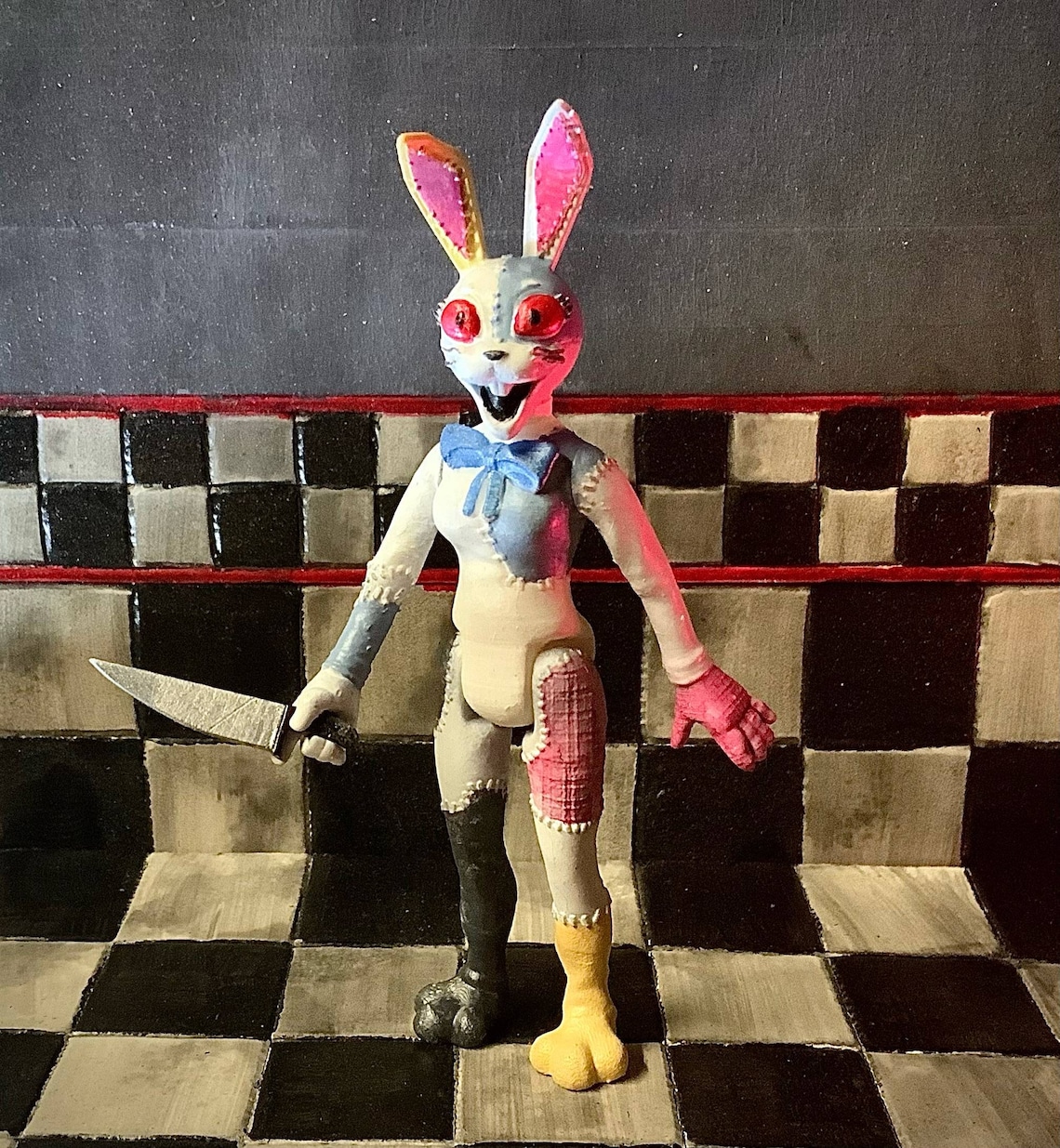 FNAF WAVE 1 Vanny Custom Action Figure Etsy