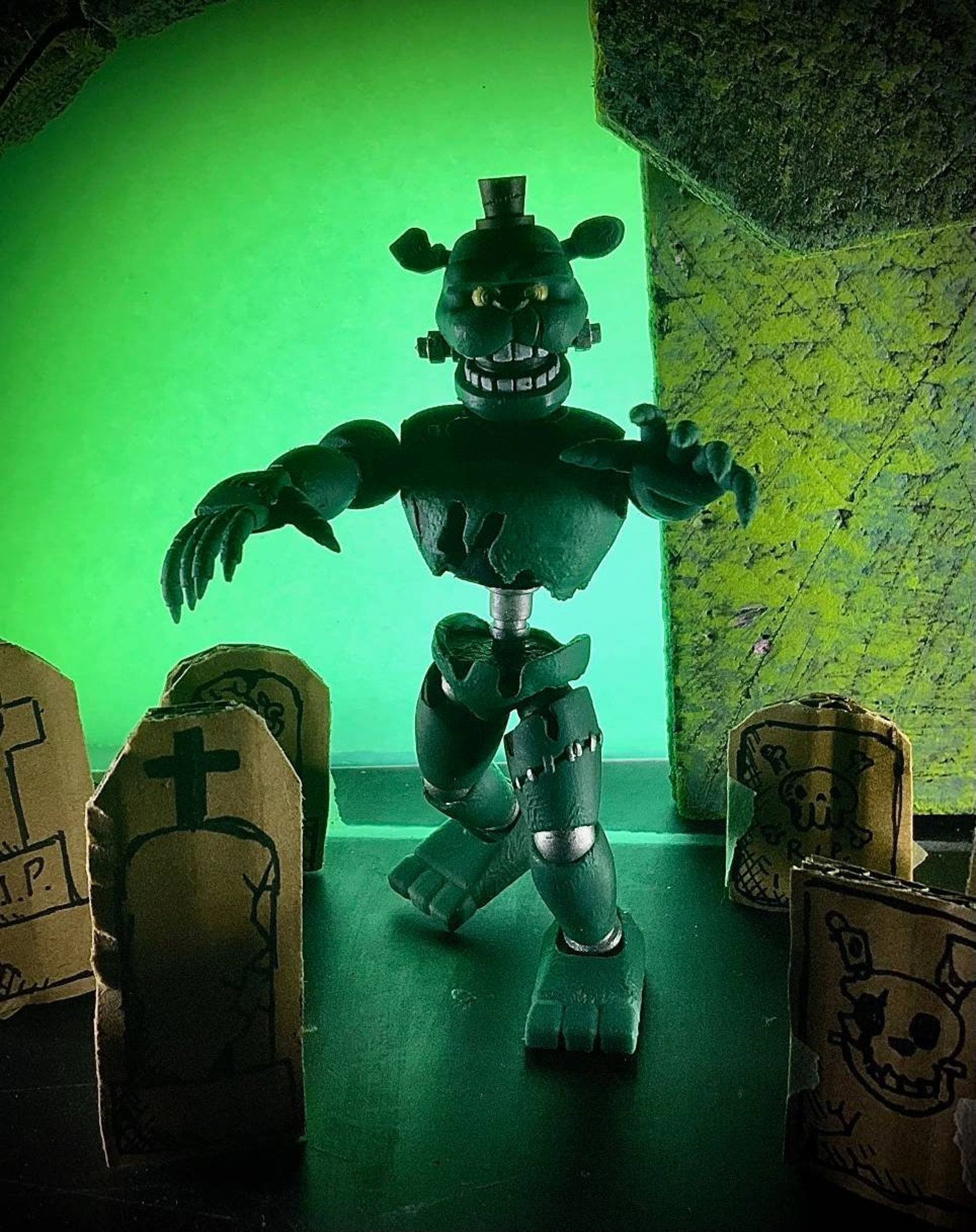 FNAF Dreadbear Custom Action Figure Etsy Australia