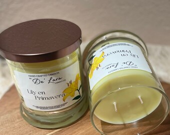 Soy Wax Blend Candle | Key Lime & Magnolia | Natural Candle