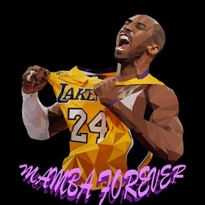Geometric Art of Kobe Bryant