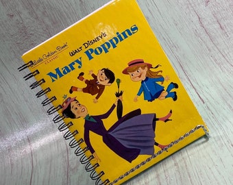 Disney autograph book, Mary Poppins journal, storybook journal, autograph book, favorite book journal, classic book journal, disney journal