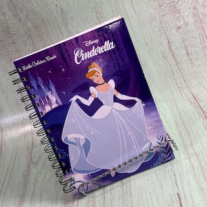 Disney autograph book, Cinderella  journal, storybook journal, autograph book, favorite book journal, classic book journal, disney journal