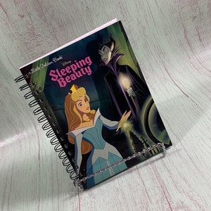 Disney autograph book, Sleeping Beauty journal, storybook journal, favorite book journal, disney journal, disney autographs, Princess book