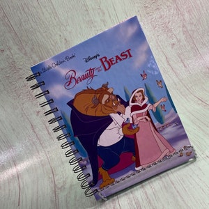 Beauty & The Beast journal, storybook journal, autograph book, favorite book journal, classic book journal, disney journal, disney autograph