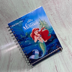 Little Mermaid journal, storybook journal, autograph book, favorite book journal, classic book journal, disney journal, disney autograph
