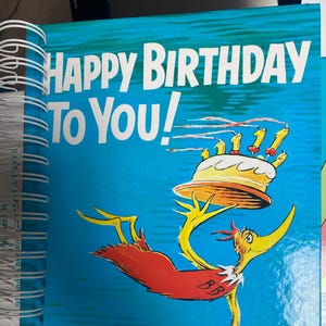 Alles Gute zum Geburtstag! Journal, Märchenbuch Journal, Dr. Seuss Notizbuch, Lieblingsbuch Journal, klassisches Buch Journal, Geschenk zum Abschluss