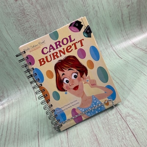 Carol Burnett journal, storybook journal, little golden book notebook, favorite book journal, classic book journal, Golden Girls journal