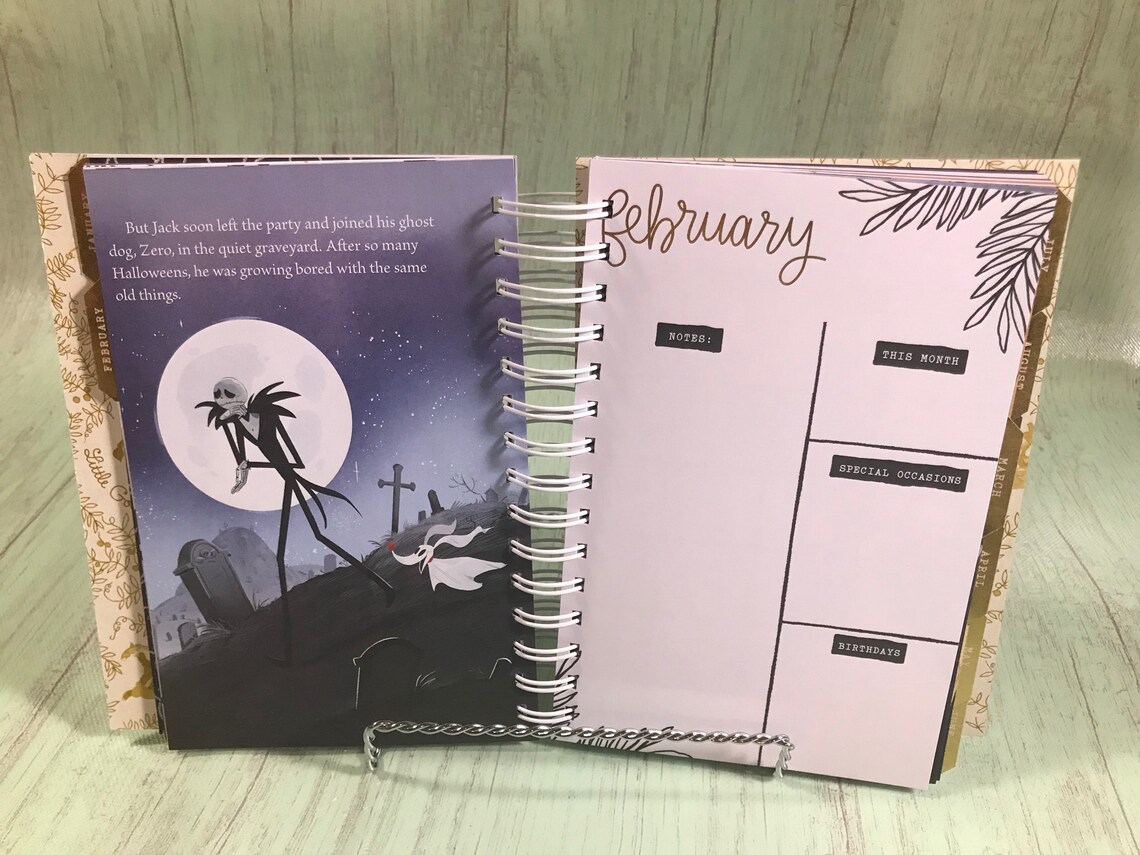 Nightmare Before Christmas Planner Jack Skellington Planner Etsy