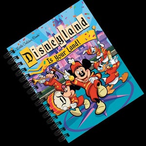 Disneyland autograph book, Disneyland book, storybook journal, favorite book journal, disney notebook, disney autographs, disney trip