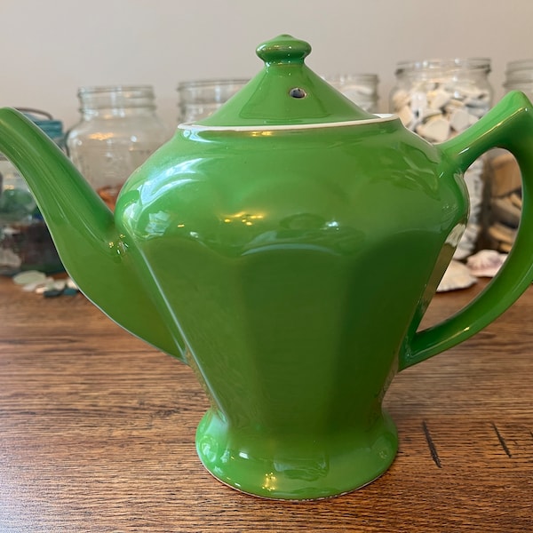 Hall Vintage Green Teapot