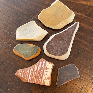 Large Sea Pottery Pieces, assorted colors