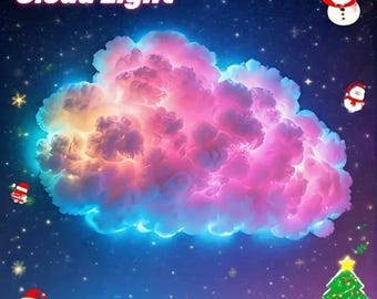 Cloud Led lights for Birthday party decorations or room decor, Gorgeous Cloud decor for Party.