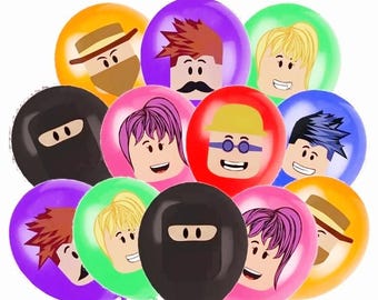Roblox inspired Birthday themed Party Decoration set, Roblox Birthday Decoration set, Roblox Party set.