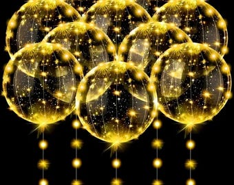 LED Light-Up Wave Balls, Party Decorations (10 Sets)
