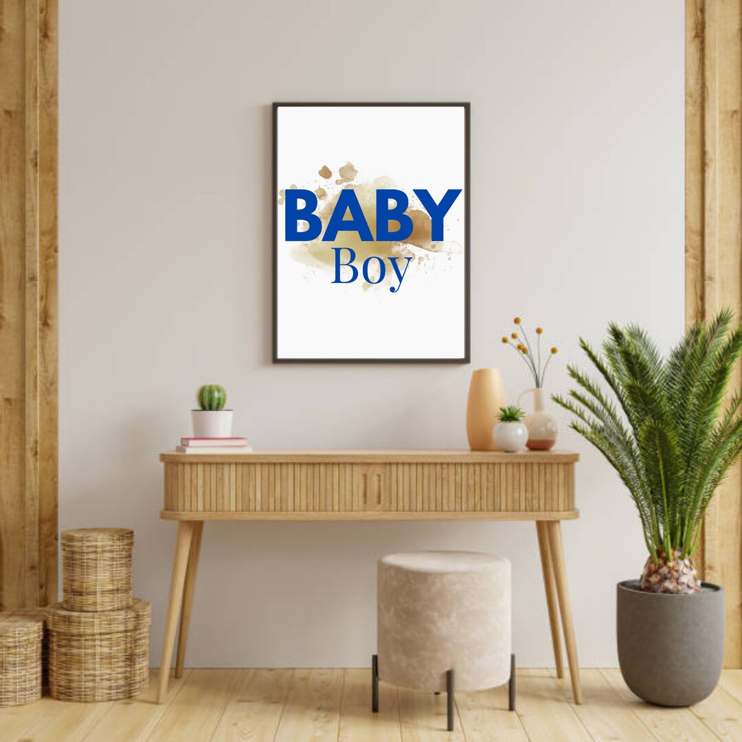 Baby Boy Wall Art Printable Wall Art Faith Wall Art Wall Etsy