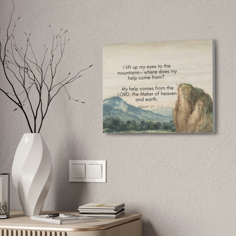 Bible Verse Farmhouse Poster Printable Psalm 121 Bible Verse - Etsy