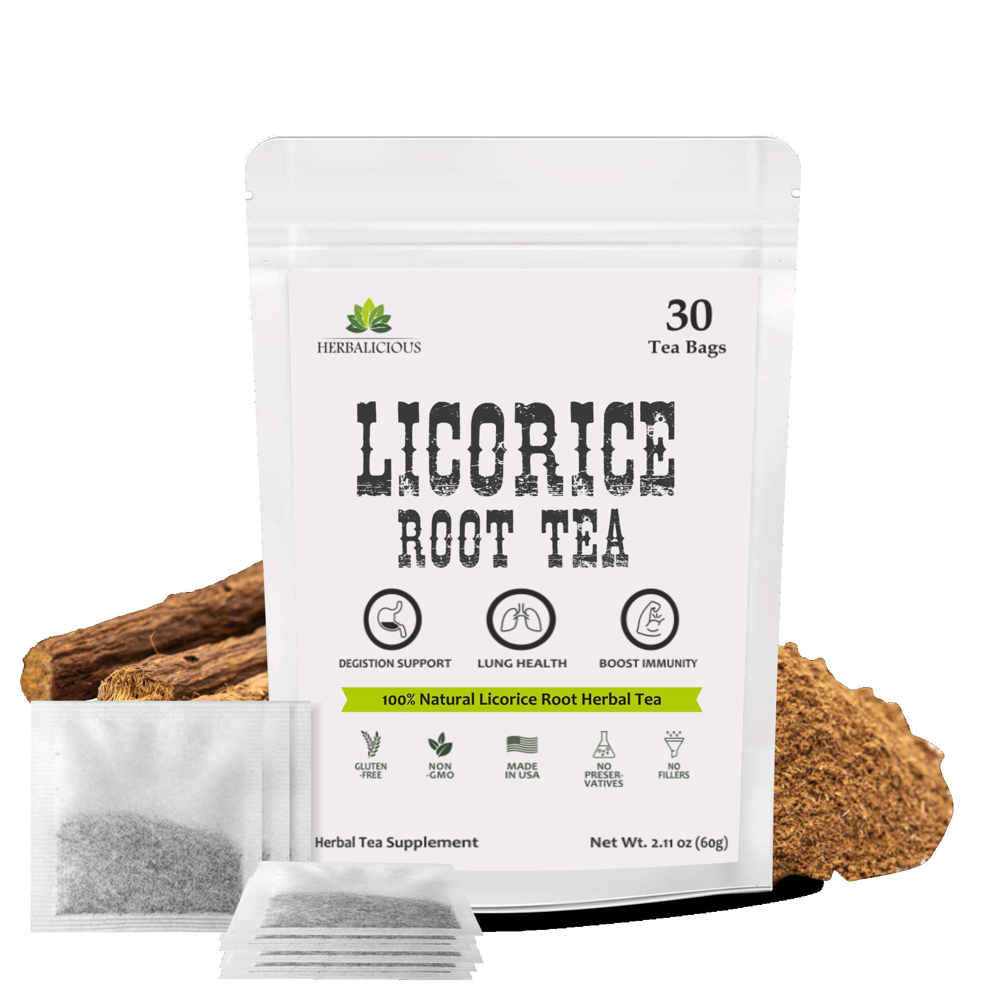 Licorice Root Tea Premium Natural Licorice Tea Caffeine Free Licorice