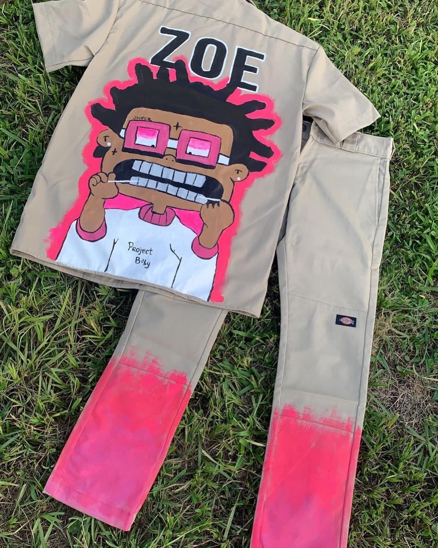 Custom Painted Dickies 