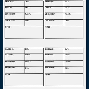 Day Trading Journal (PDF) image 3